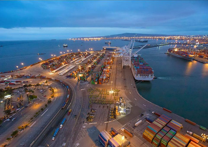 Port Of Long Beach Ca Address - Port Of Long Beach Ca Stock Image Image